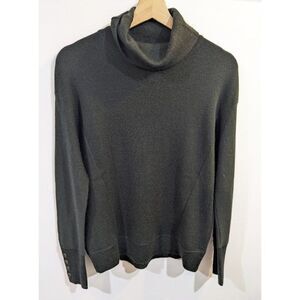 ANTHROPOLOGIE Moth | Wool turtleneck in Holly Green